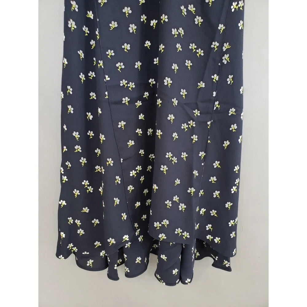 NEVER WORN SZ 2 Kate Spade Ditsy Begonia Flutter‎ Sleeve Midi Dress Keyhole